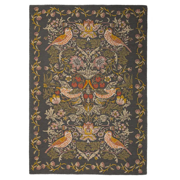 Strawberry Thief Wool Rug